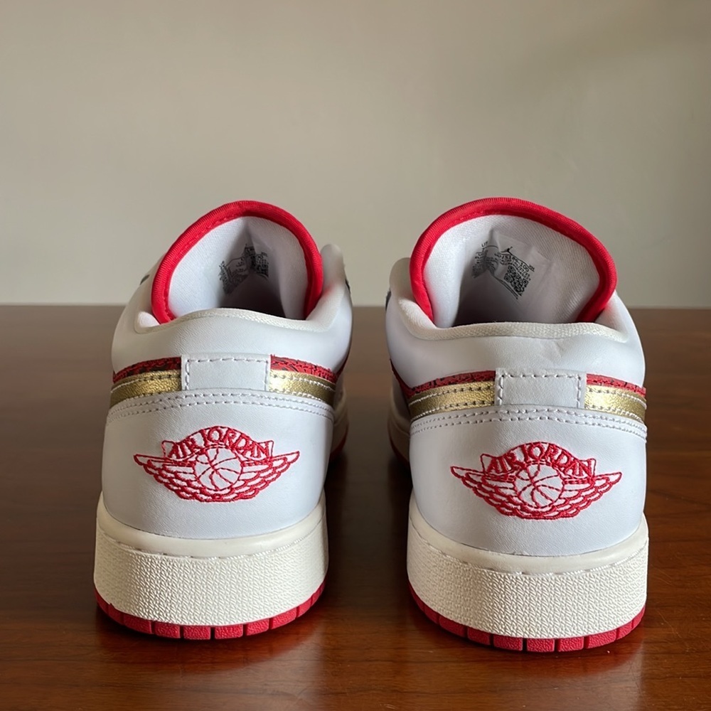 Air Jordan 1 Low SE Spades MENS DJ5185-100 (GS) DJ5186-100 New with Defects - Picture 5 of 6